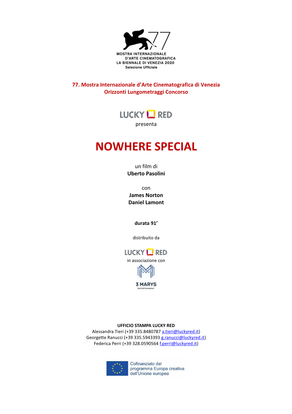 Nowhere Special