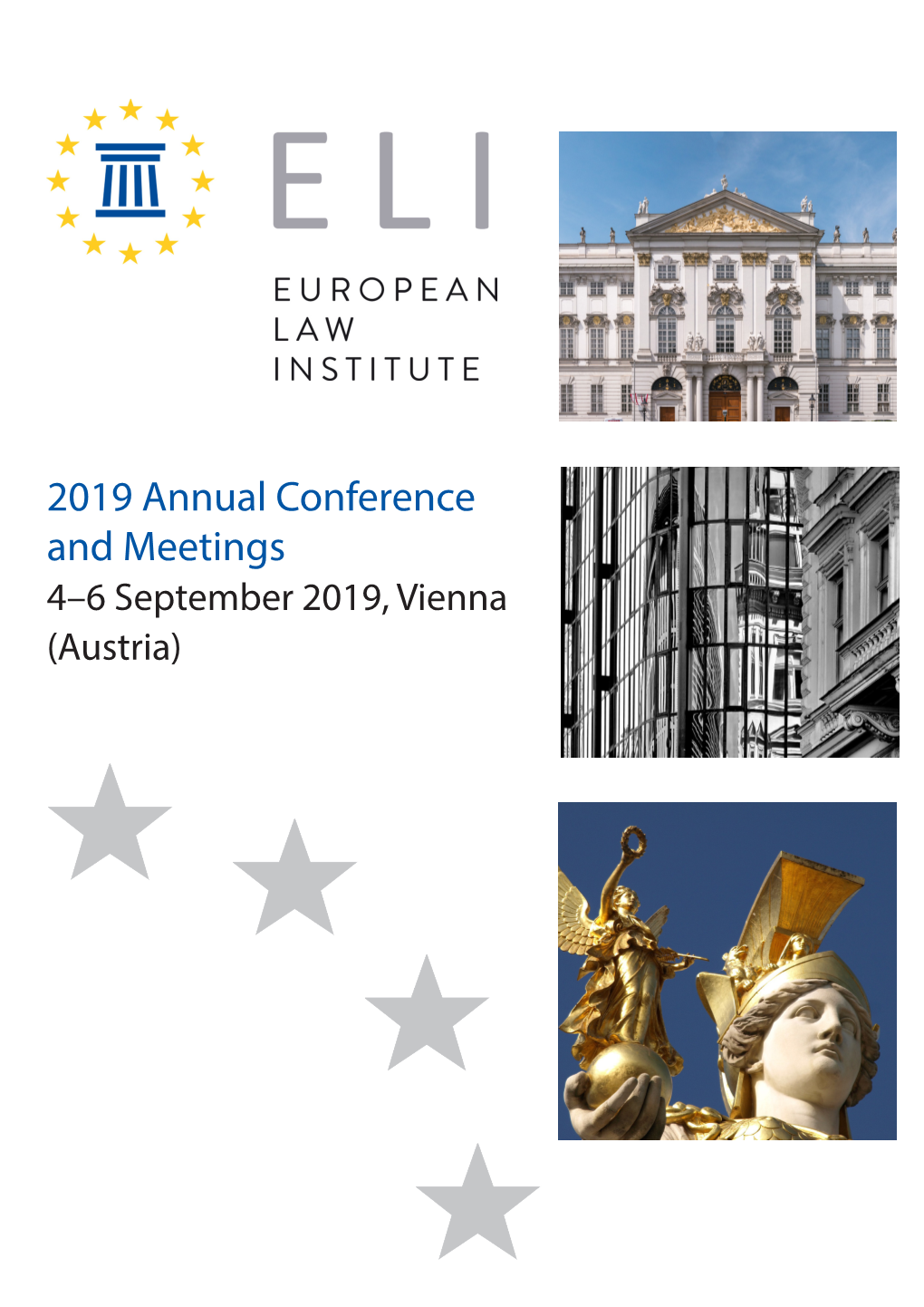 2019 Annual Conference and Meetings 4–6 September 2019, Vienna (Austria)