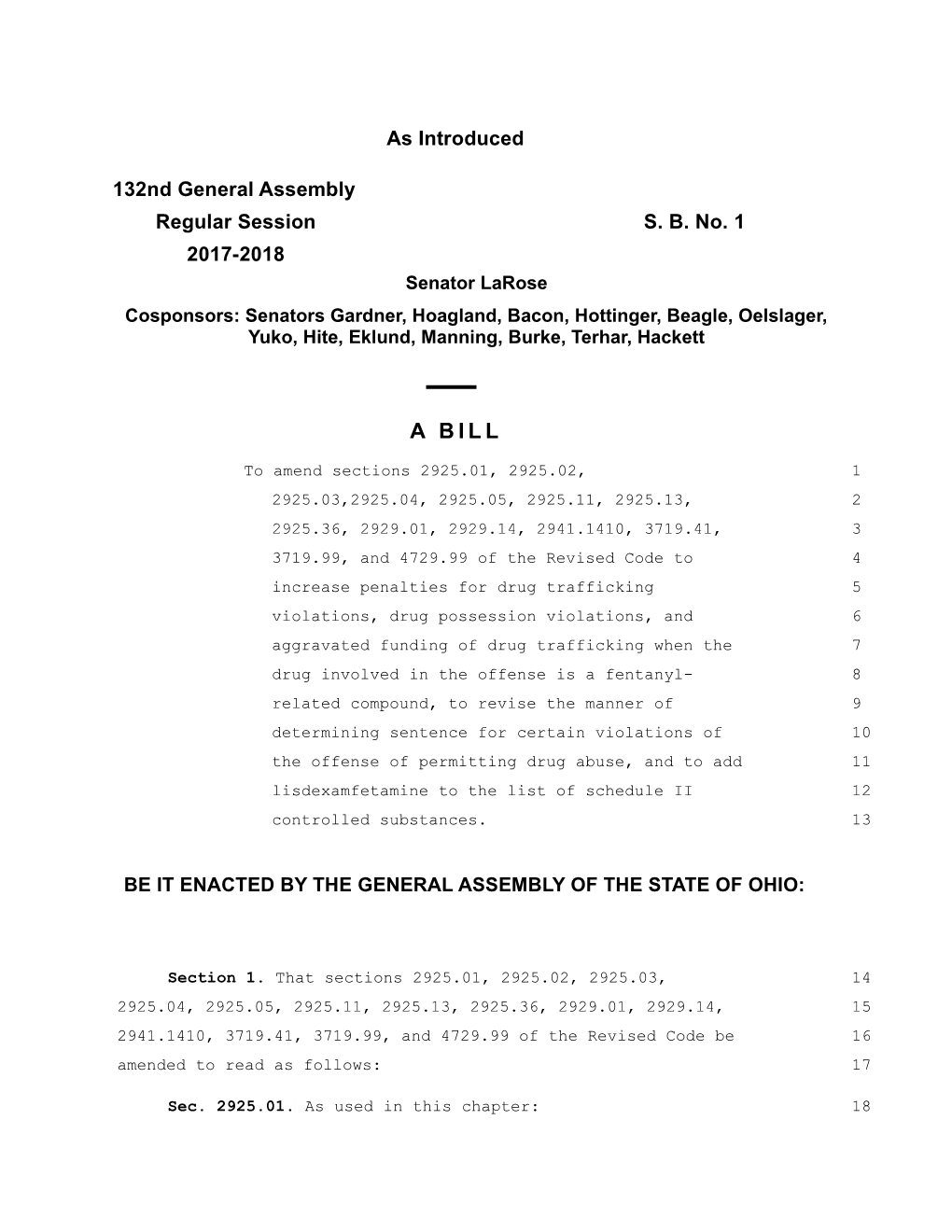 Senate Bill 1