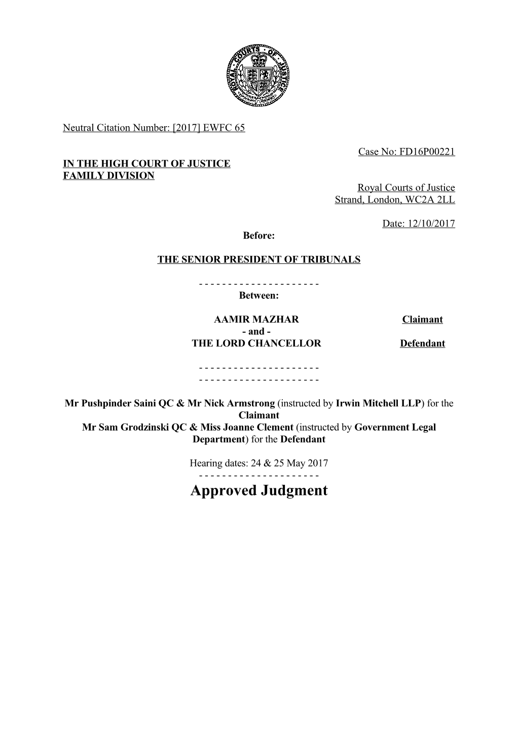 Court of Appeal Judgment Template s8