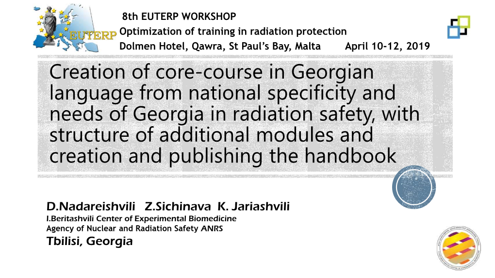 Creation of Core-Course in Georgian Language from National Specificity