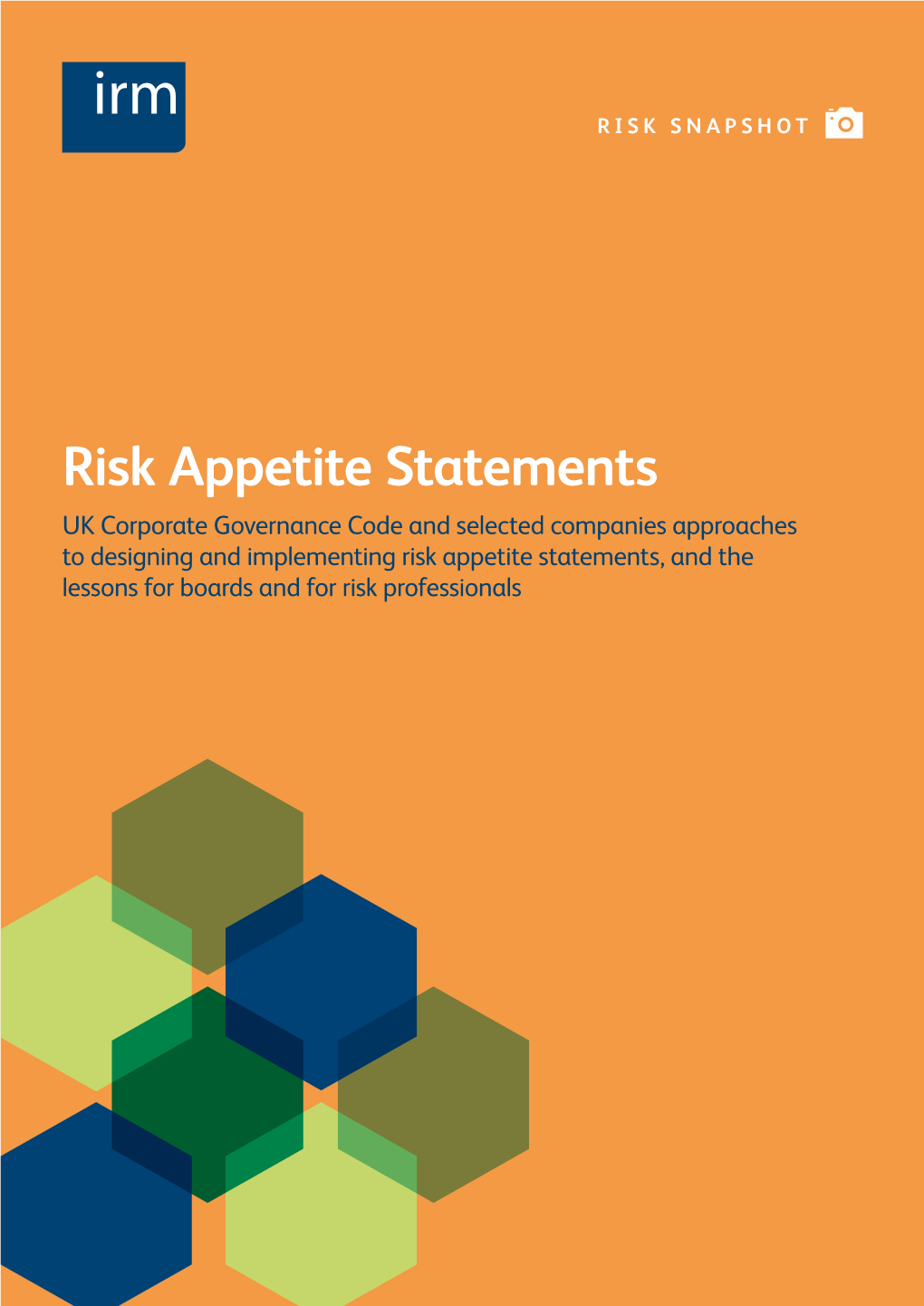 Risk Appetite Statements