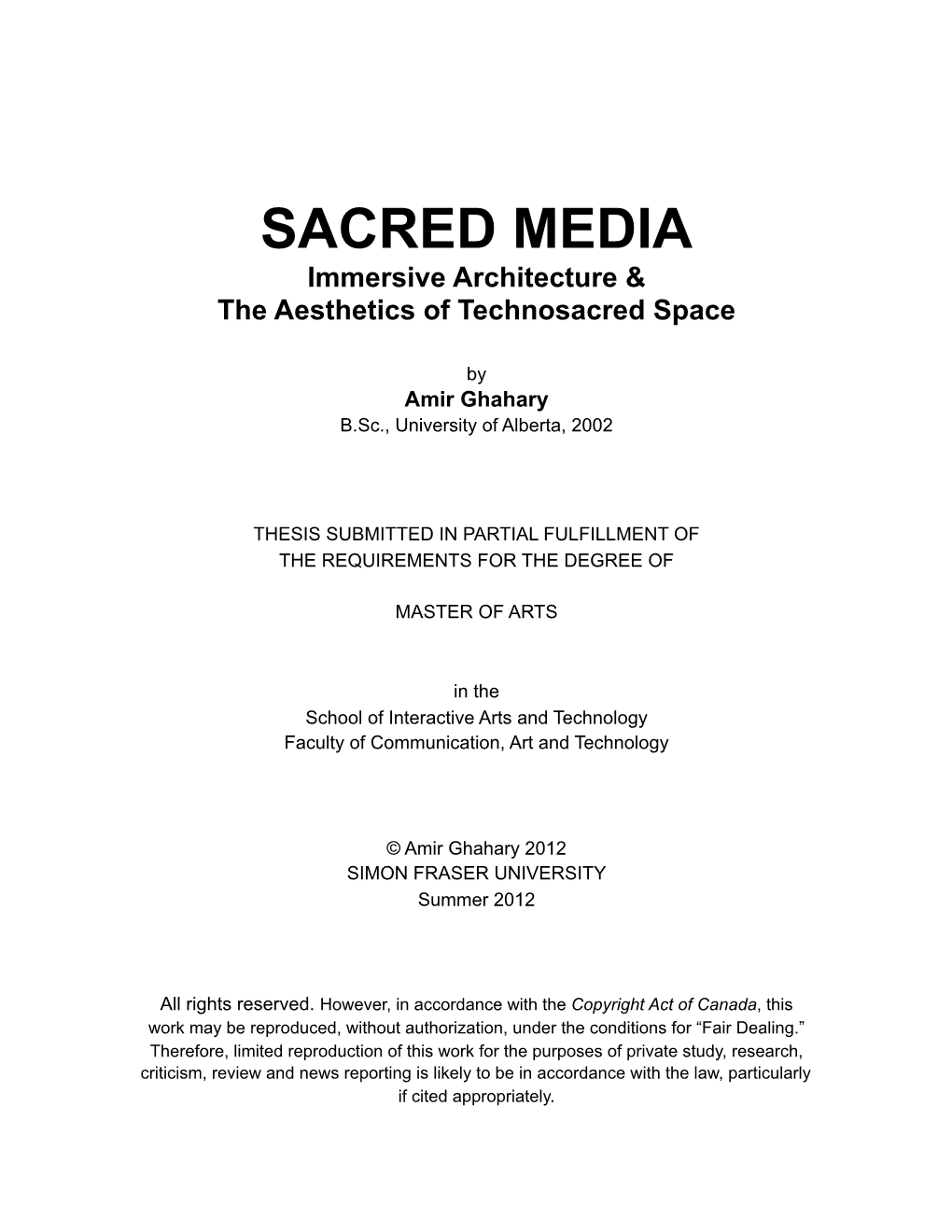 Final Thesis