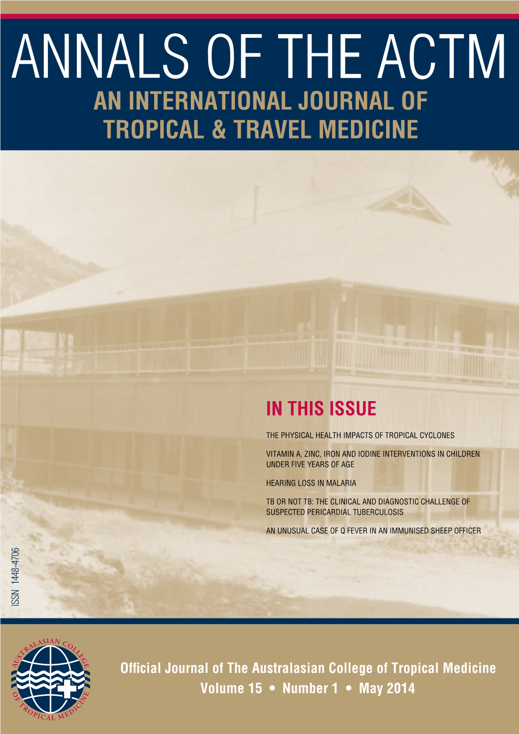 Annals of the ACTM V15 N1 May 2014