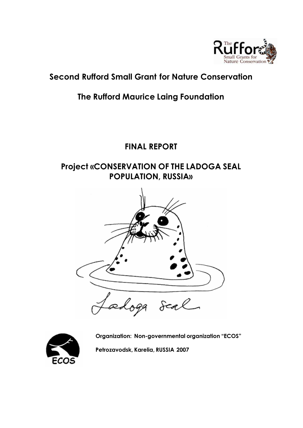 Ladoga Seal Final Report 2Nd Grant