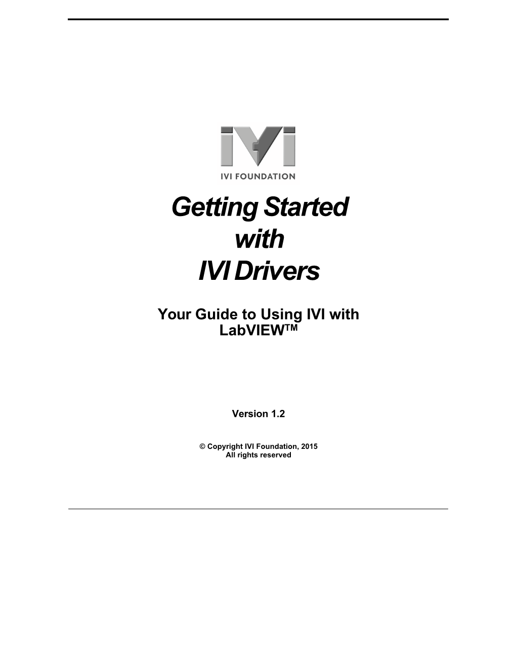 Using IVI with Labviewtm