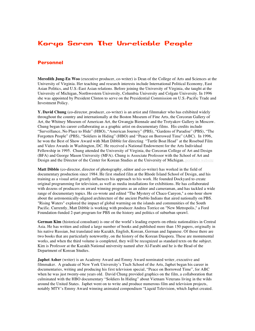 Koryosaram Personnel.Pdf