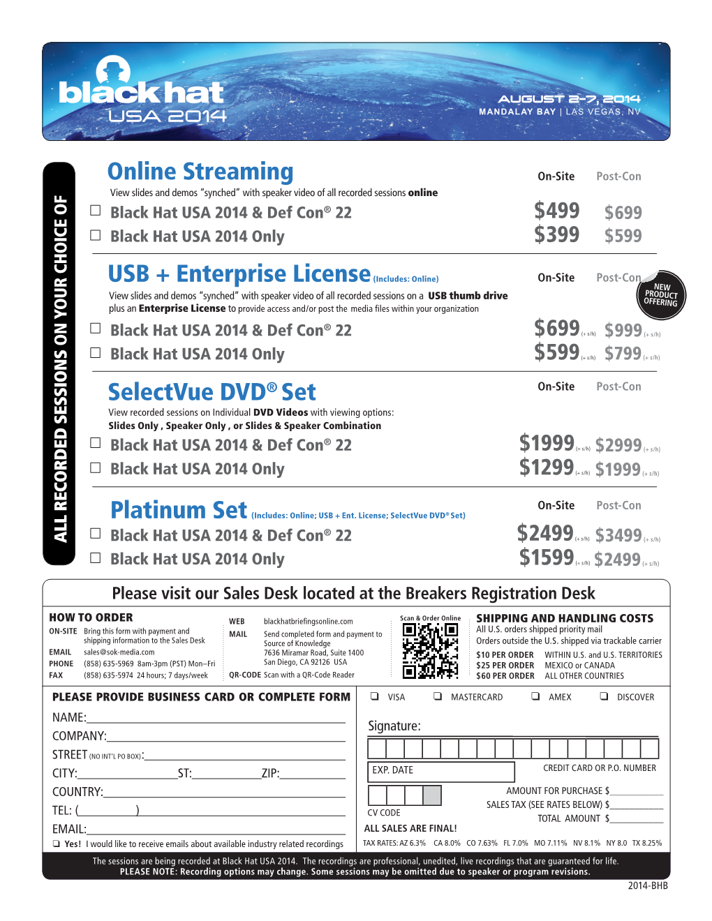 USB + Enterprise License(Includes: Online) Selectvue DVD