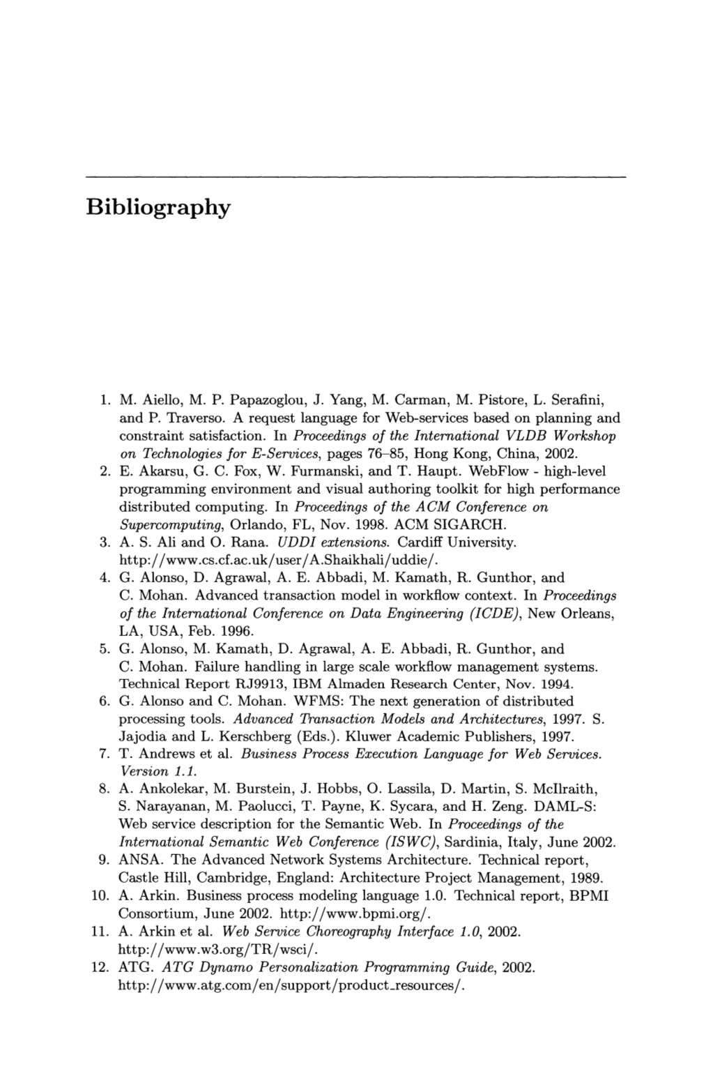 Bibliography