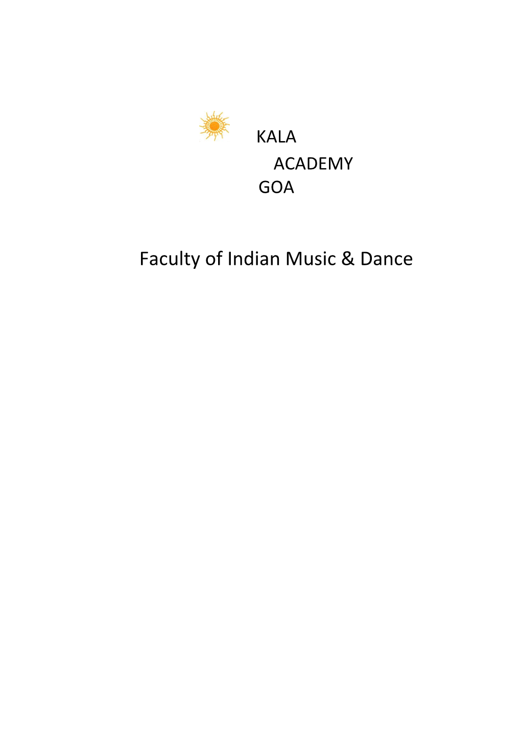 Faculty of Indian Music & Dance