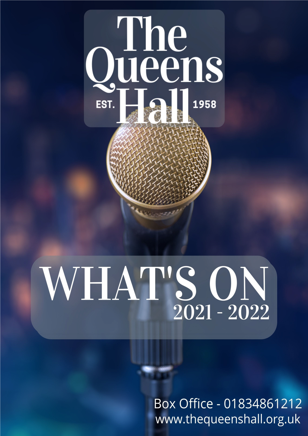 Queens Hall Brochure September 2021