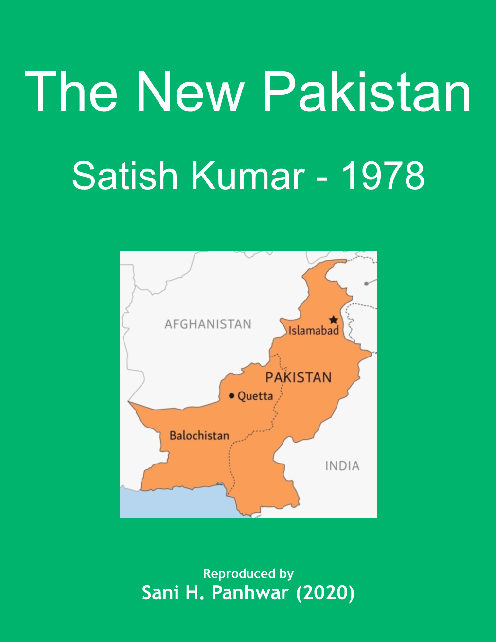 The New Pakistan by Satish Kumar