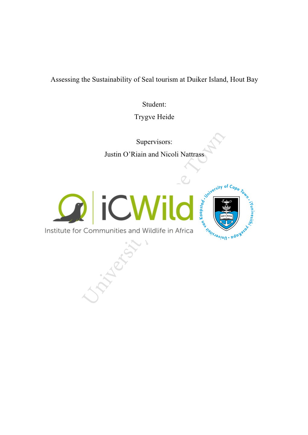 Thesis Sci 2020 Heide Trygve.Pdf