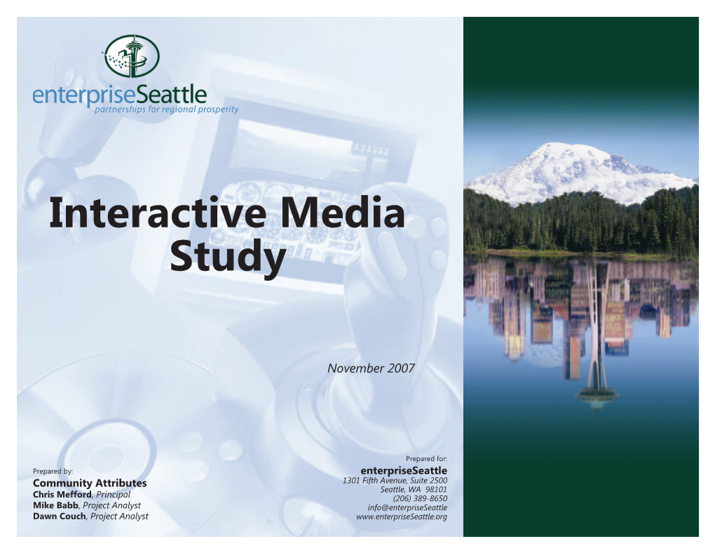 Enterpriseseattle Interactive Media Study Cover