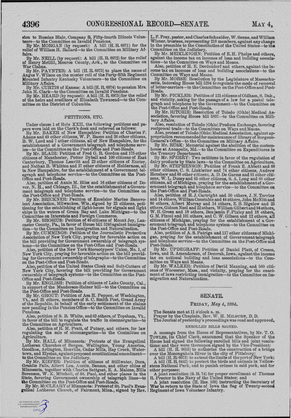 Congressional Record-Senate. May 4