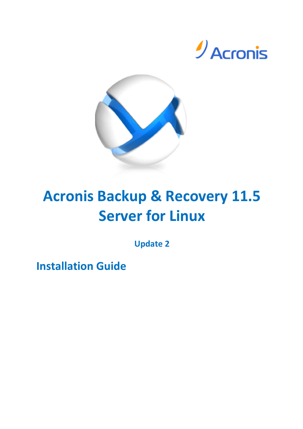 ABR11 5 Installation Guide Standalone Linux U0