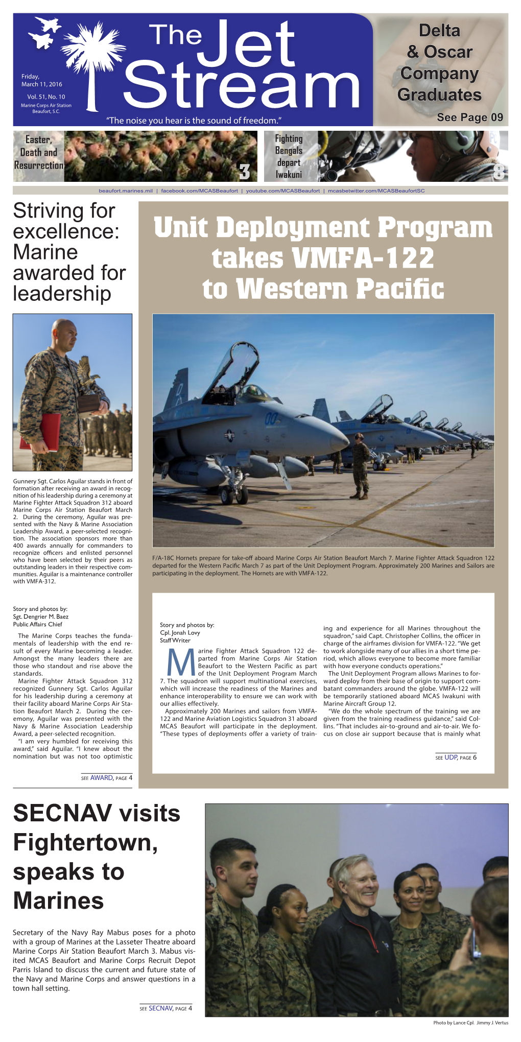 Unit Deployment Program Takes VMFA-122 to Western Pacific