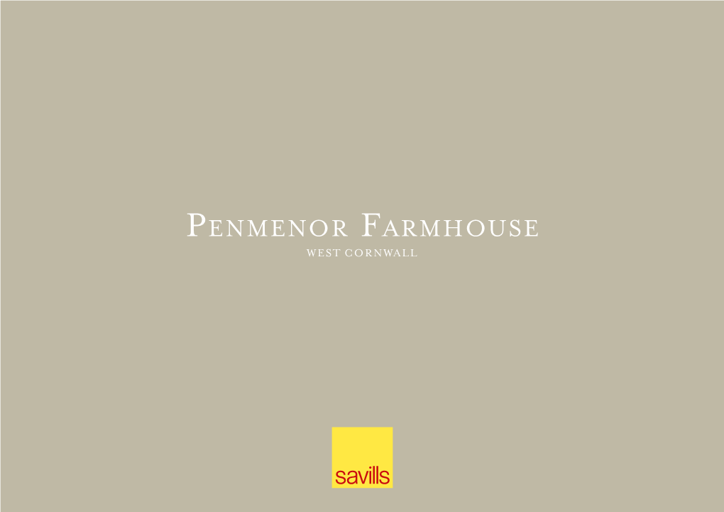 Penmenor Farmhouse WEST CORNWALL Penmenor Farmhouse BETWEEN LAMORNA and ST BURYAN, CORNWALL, TR19 6BP