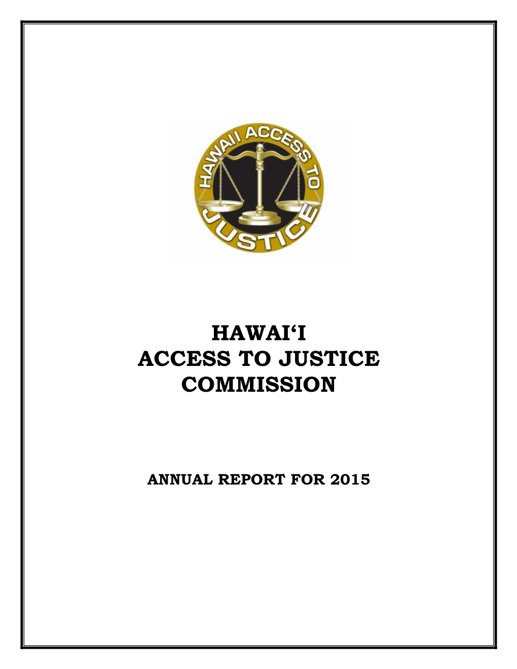 Hawai'i Access to Justice Commission