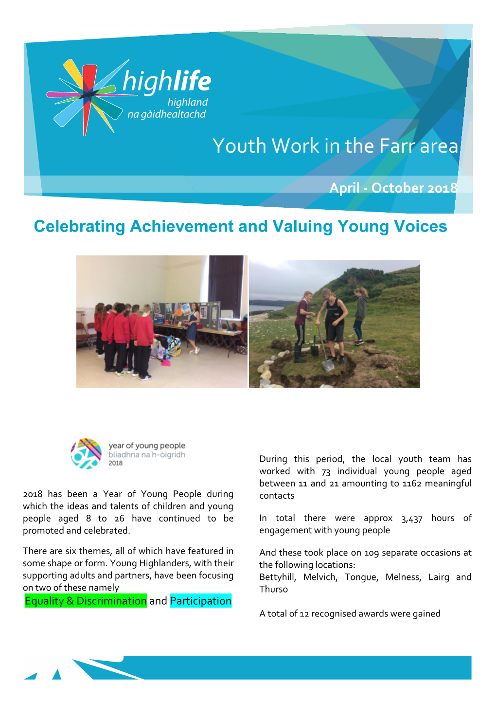Youth Work in the Farr Area