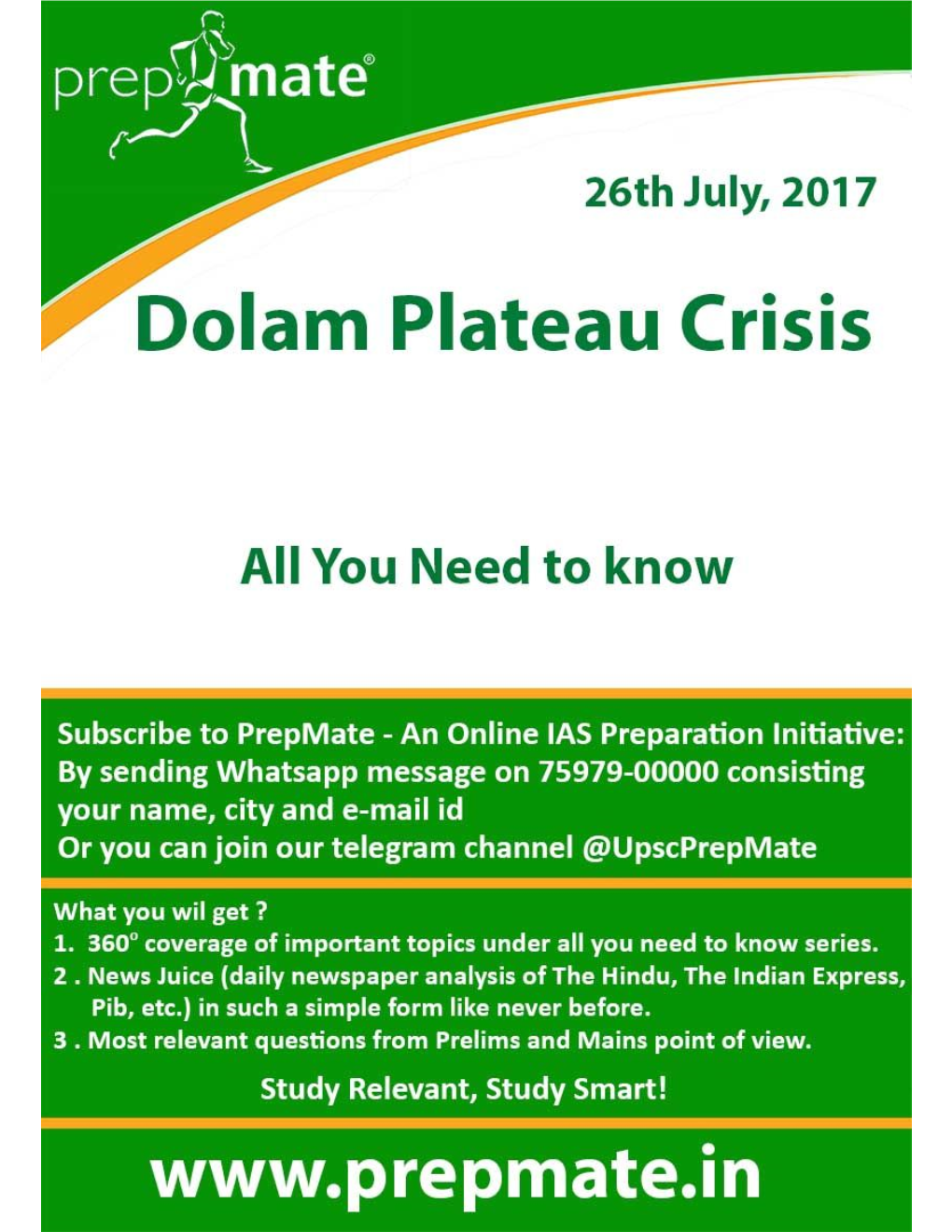 You Need to Know About the Dolam Plateau Crisis