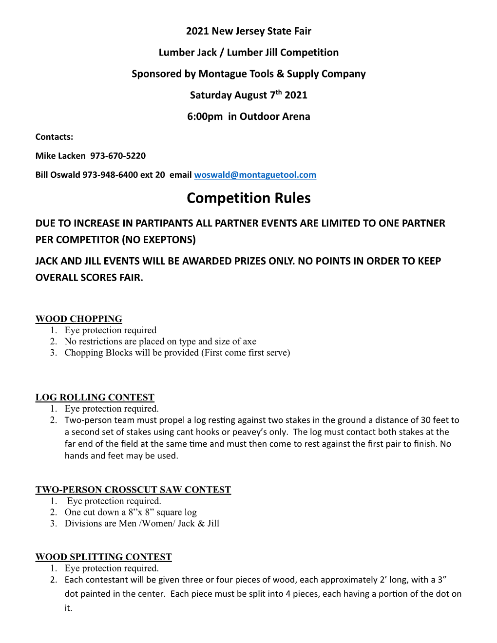 Competition Rules