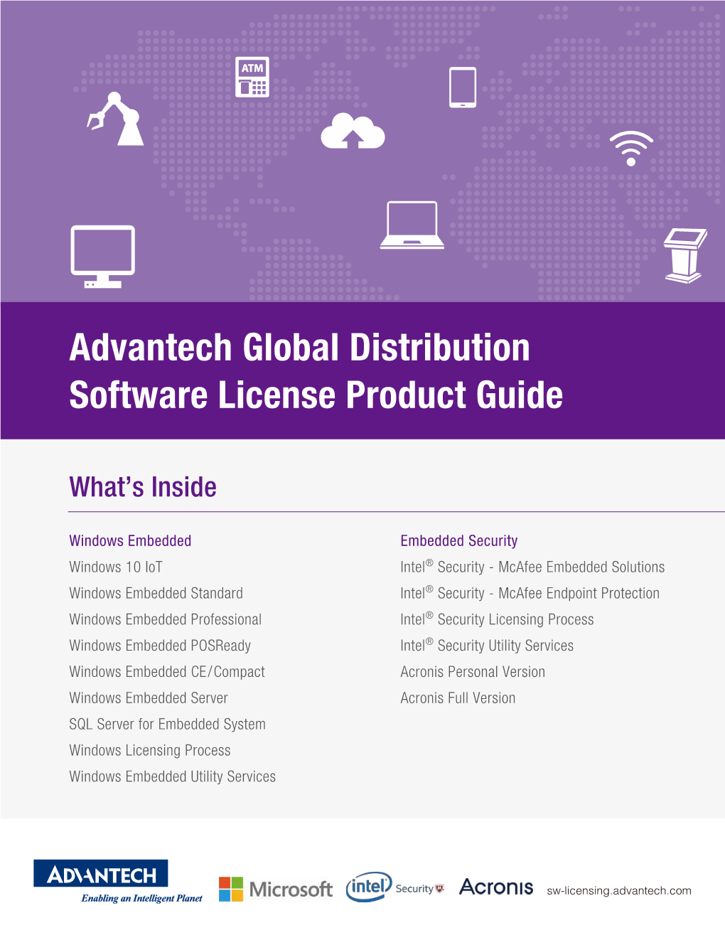 Advantech Global Distribution Software License Product Guide