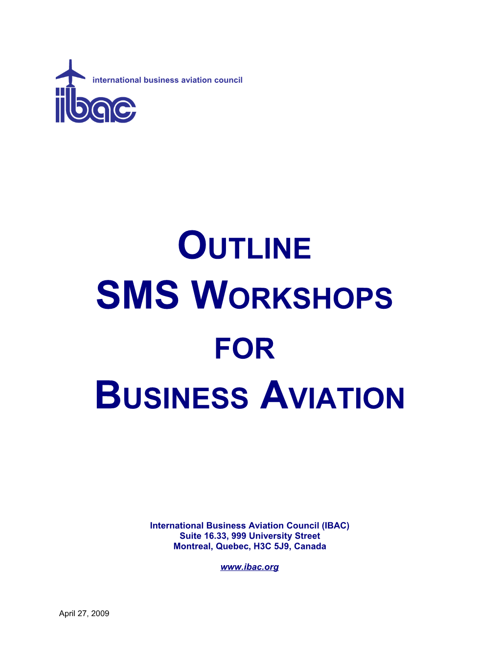 International Business Aviation Council (IBAC)