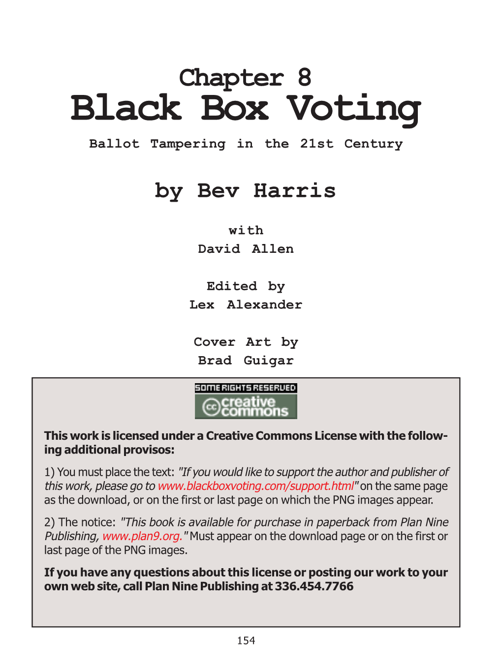 Black Box Voting Ballot Tampering in the 21St Century
