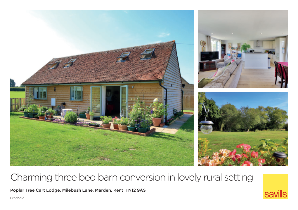 Charming Three Bed Barn Conversion in Lovely Rural Setting