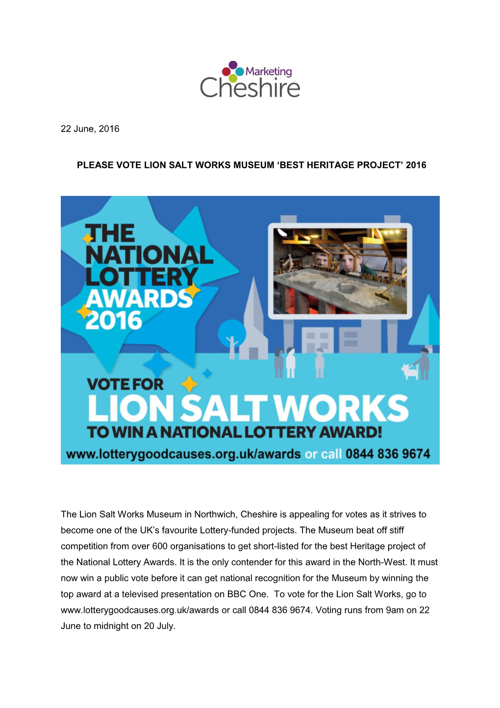 2016 the Lion Salt Works Museum in Northwich, Chesh