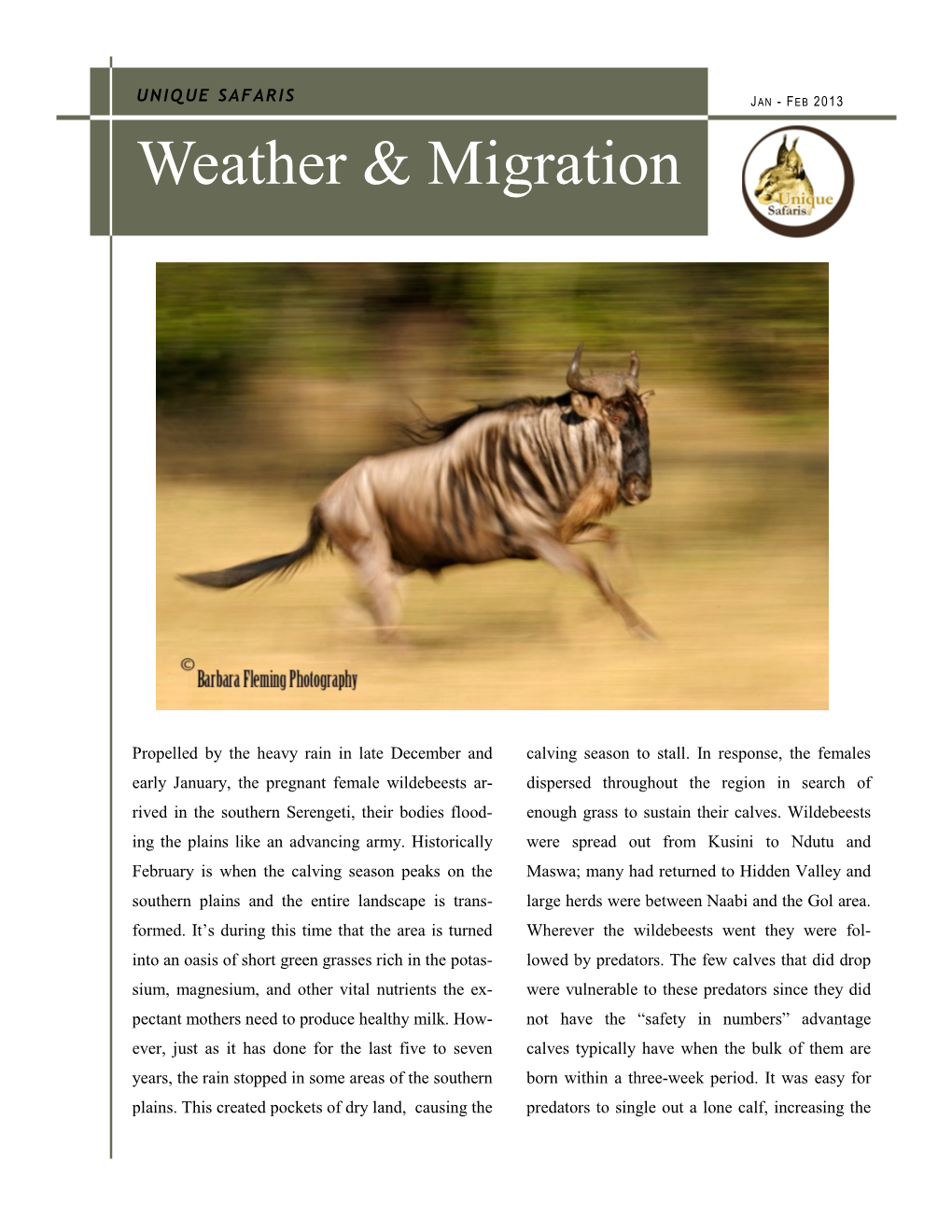 Jan-Feb 2013 Migration Journal