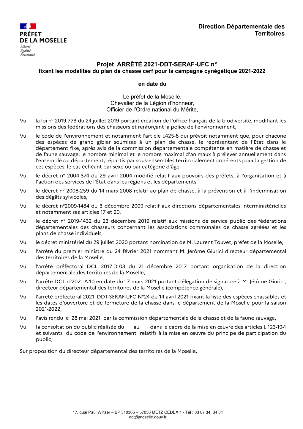 Projet AP Plan De Chasse Cerf 2021 2022.Odt