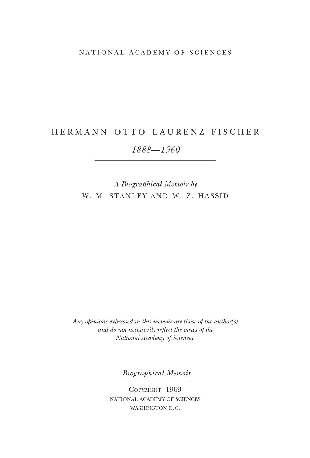 Hermann Otto Laurenz Fischer