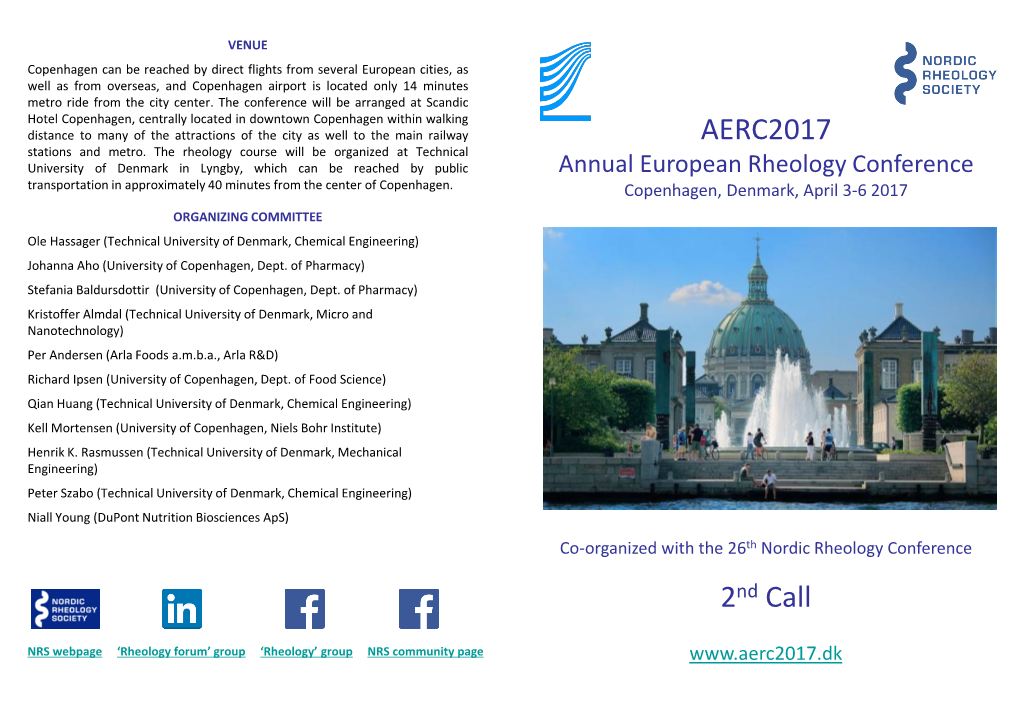 AERC2017 2Nd Call