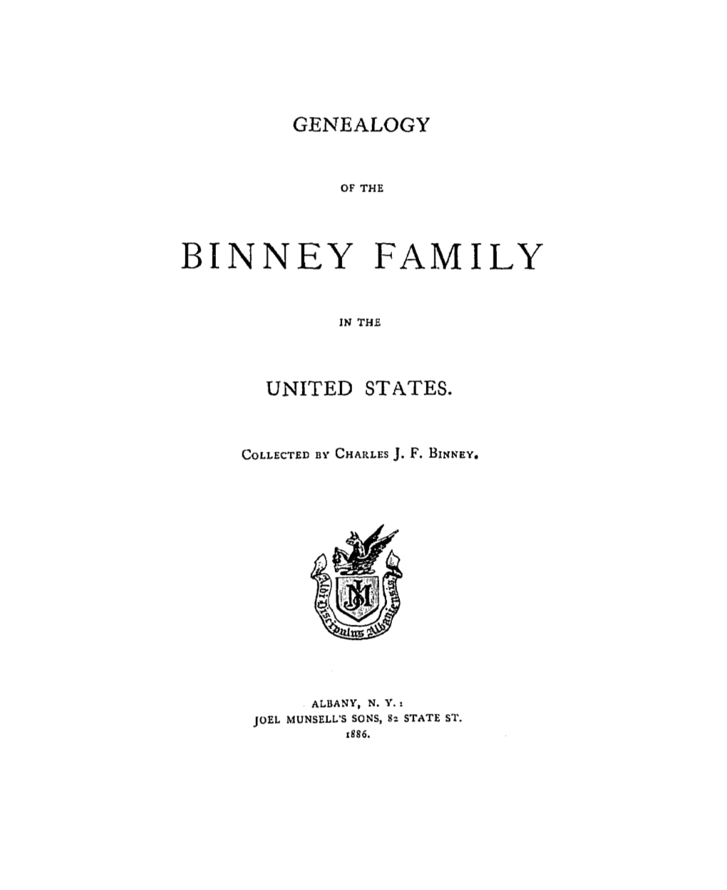 Binney Family