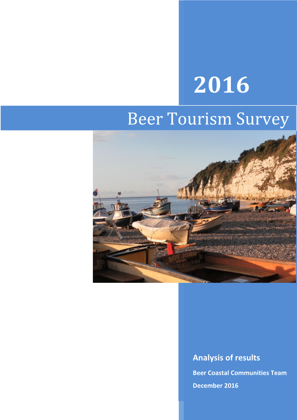 Beer Tourism Survey