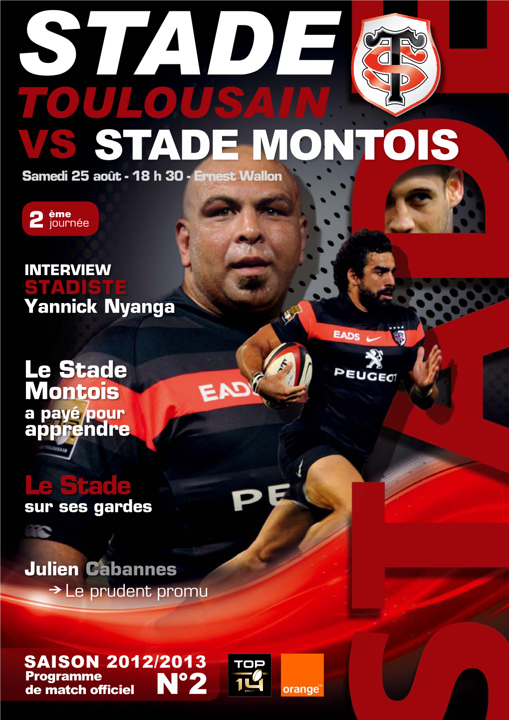 STADE MONTOIS Samedi 25 Août - 18 H 30 - Ernest Wallon