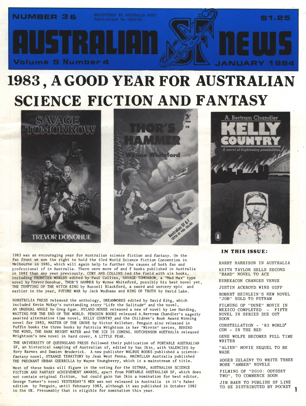 Australian SF News 36 Binns 1984-01