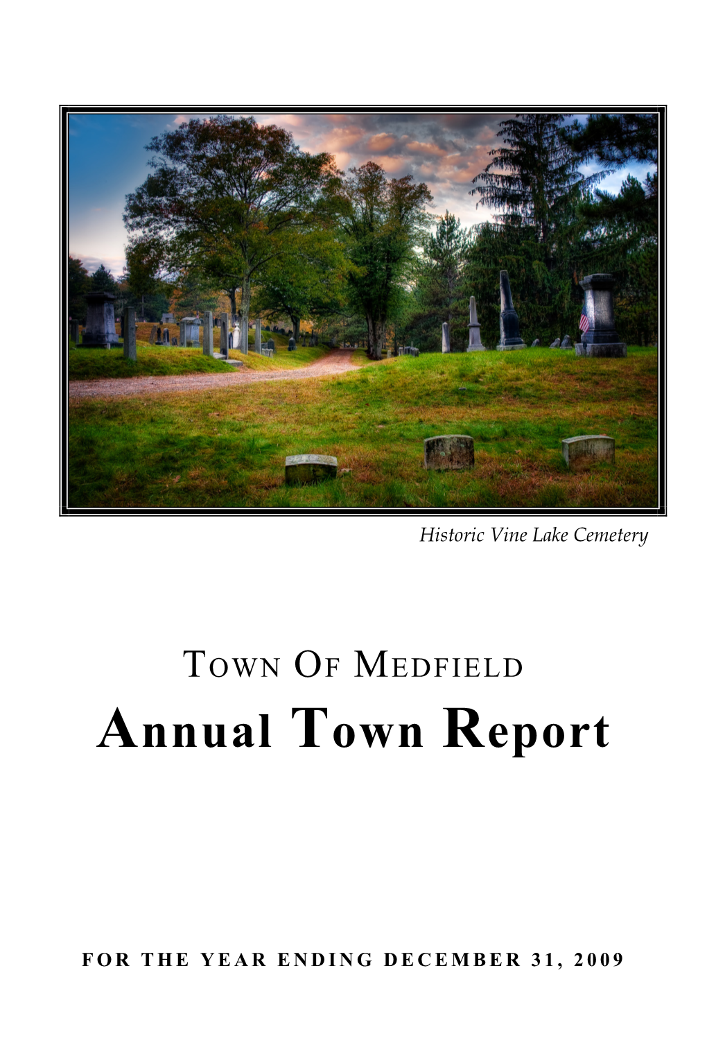 2009 Annual Town Report (PDF)