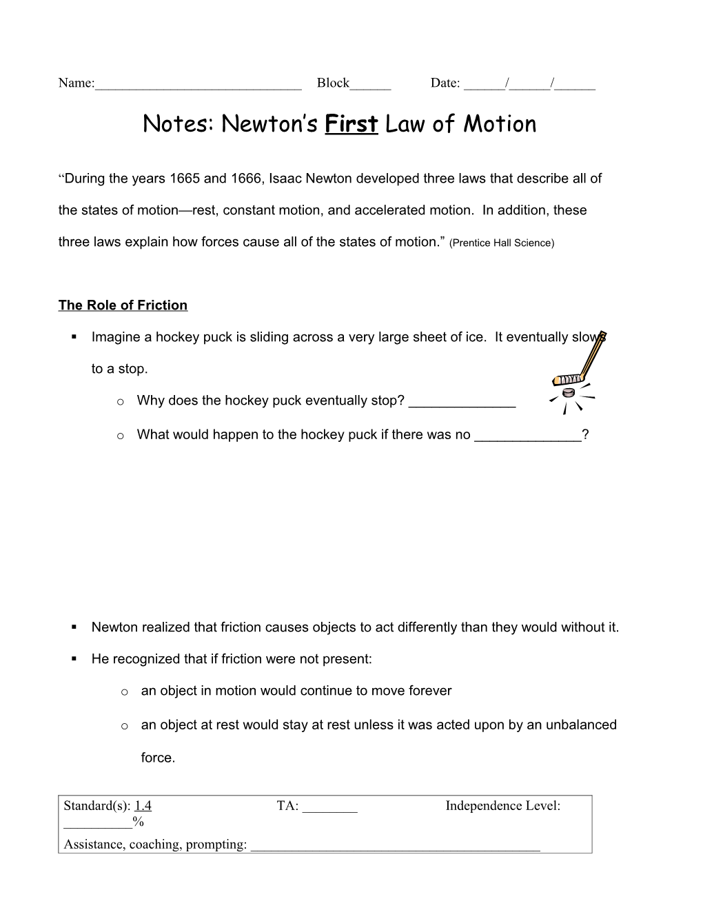 Newton S Laws of Motion