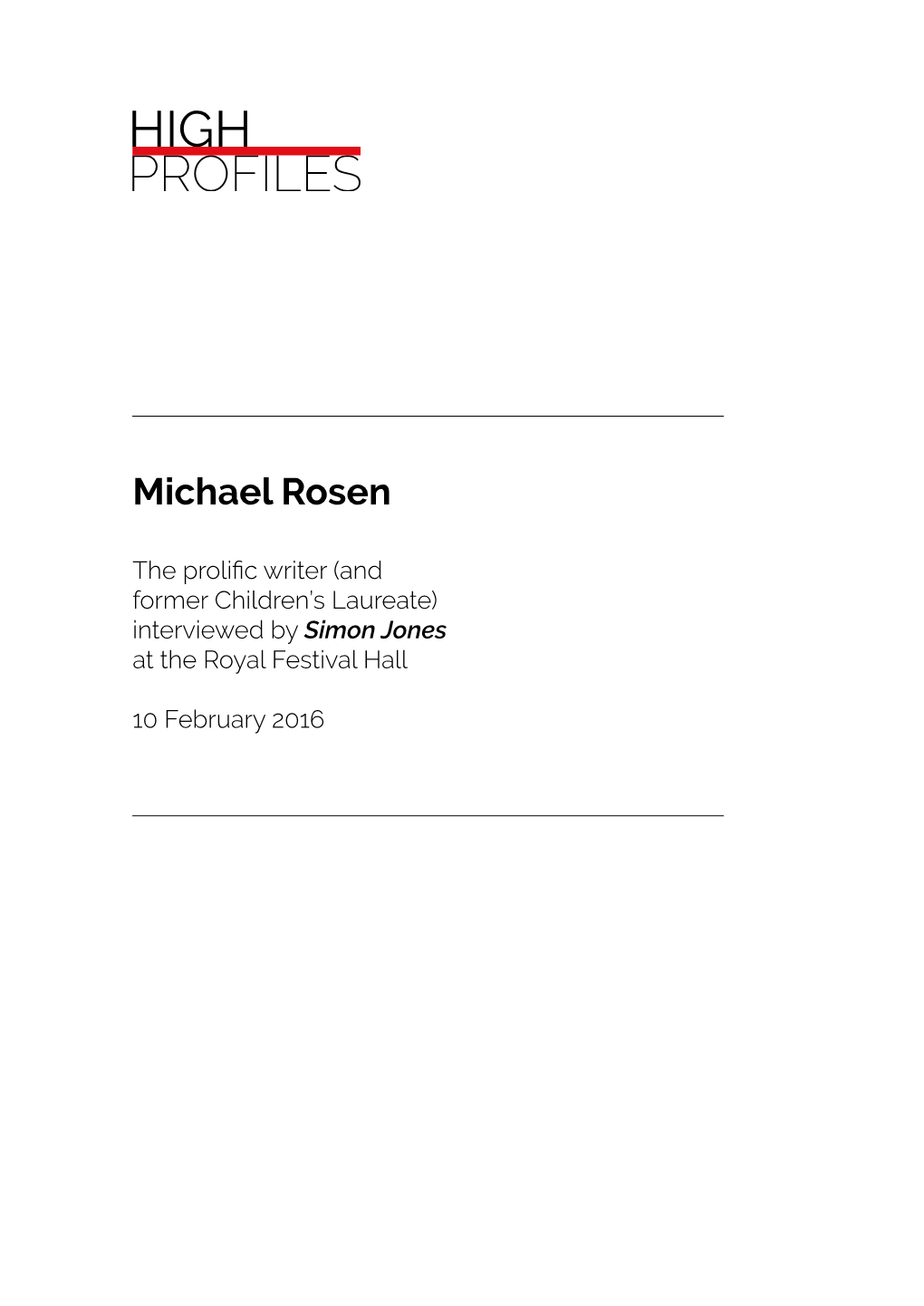 Michael Rosen