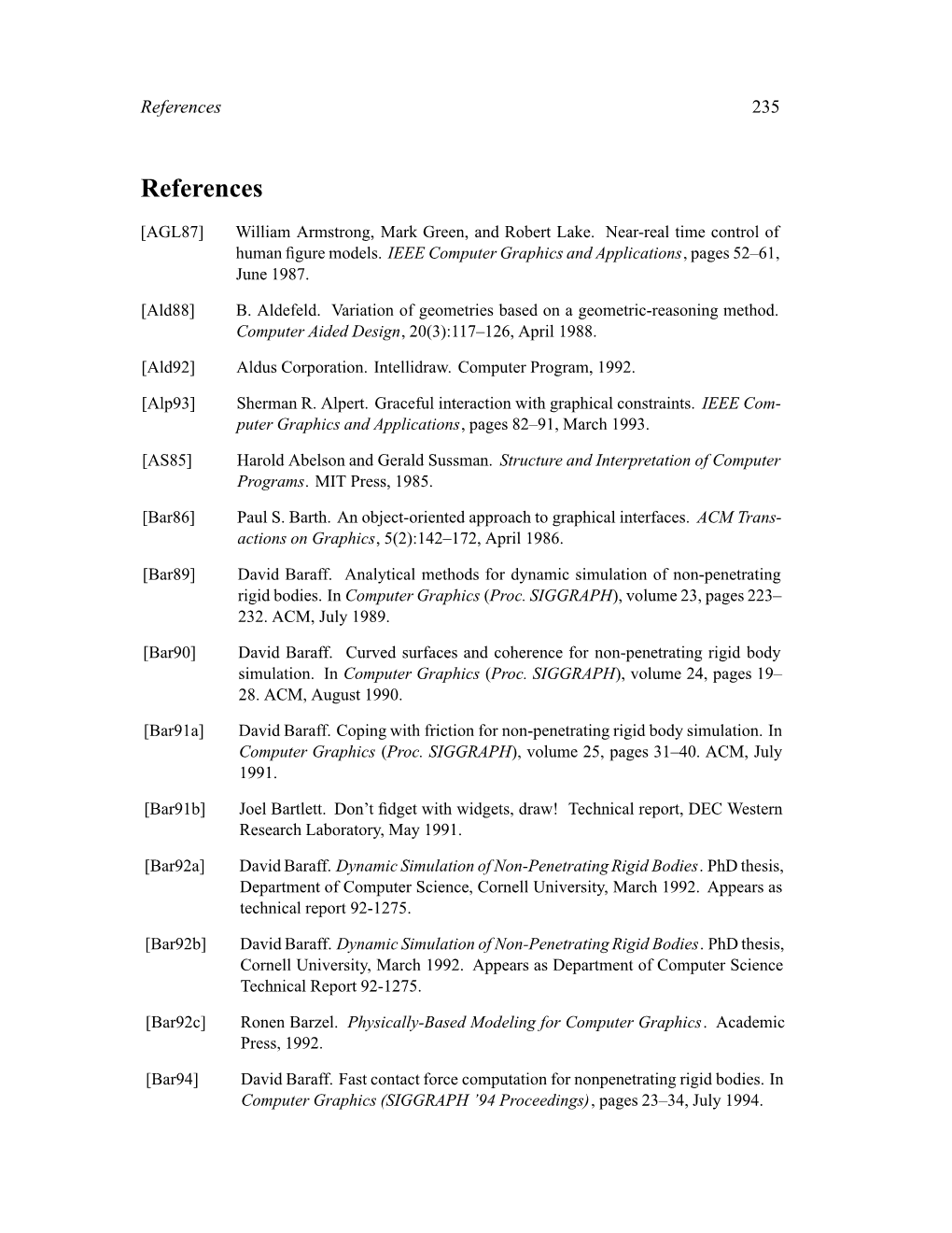 References 235