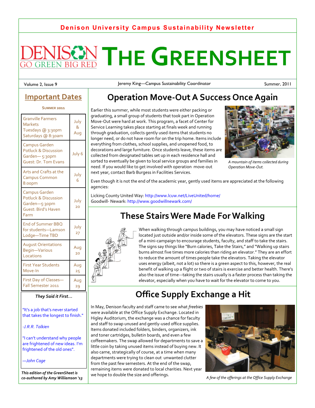 The Greensheet