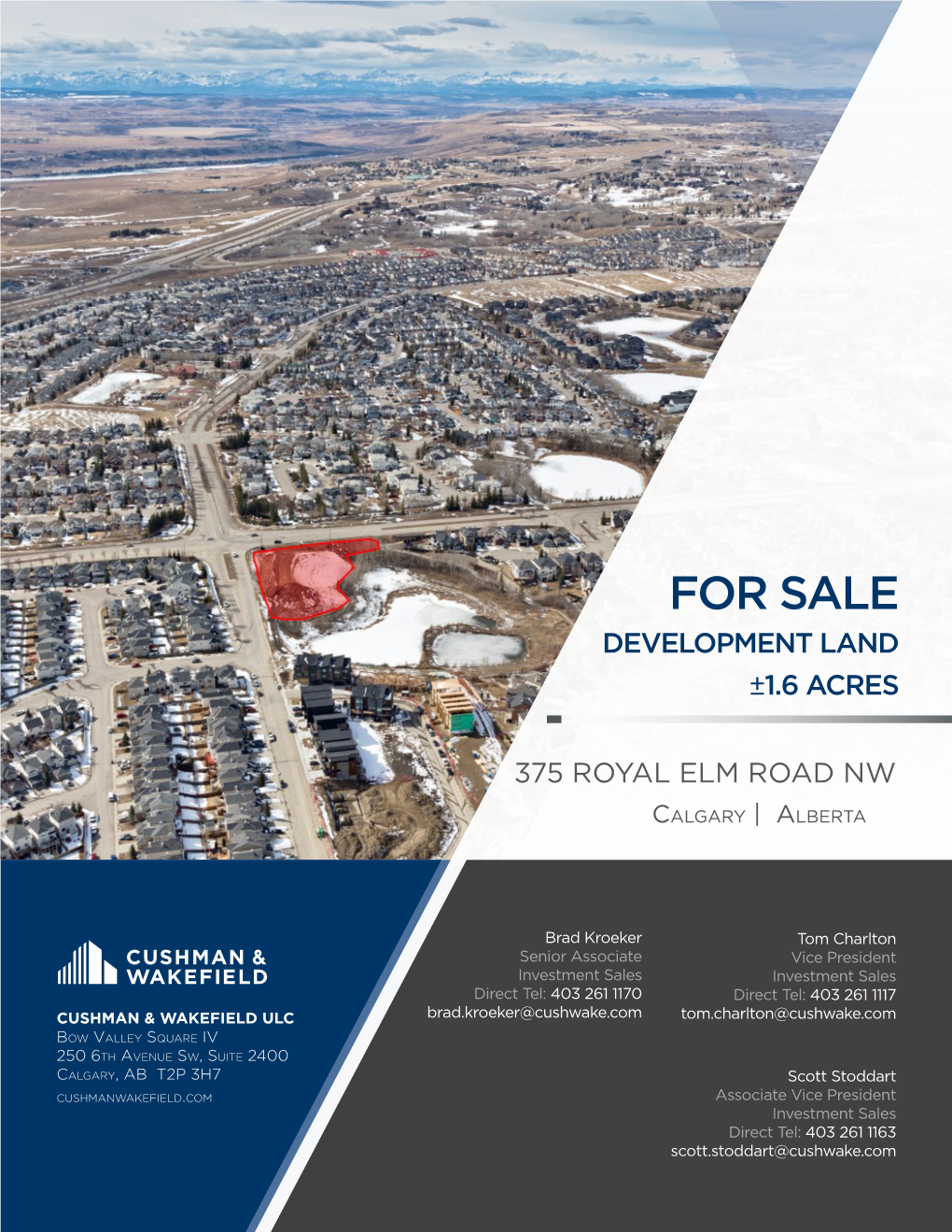 For Sale Development Land ±1.6 Acres