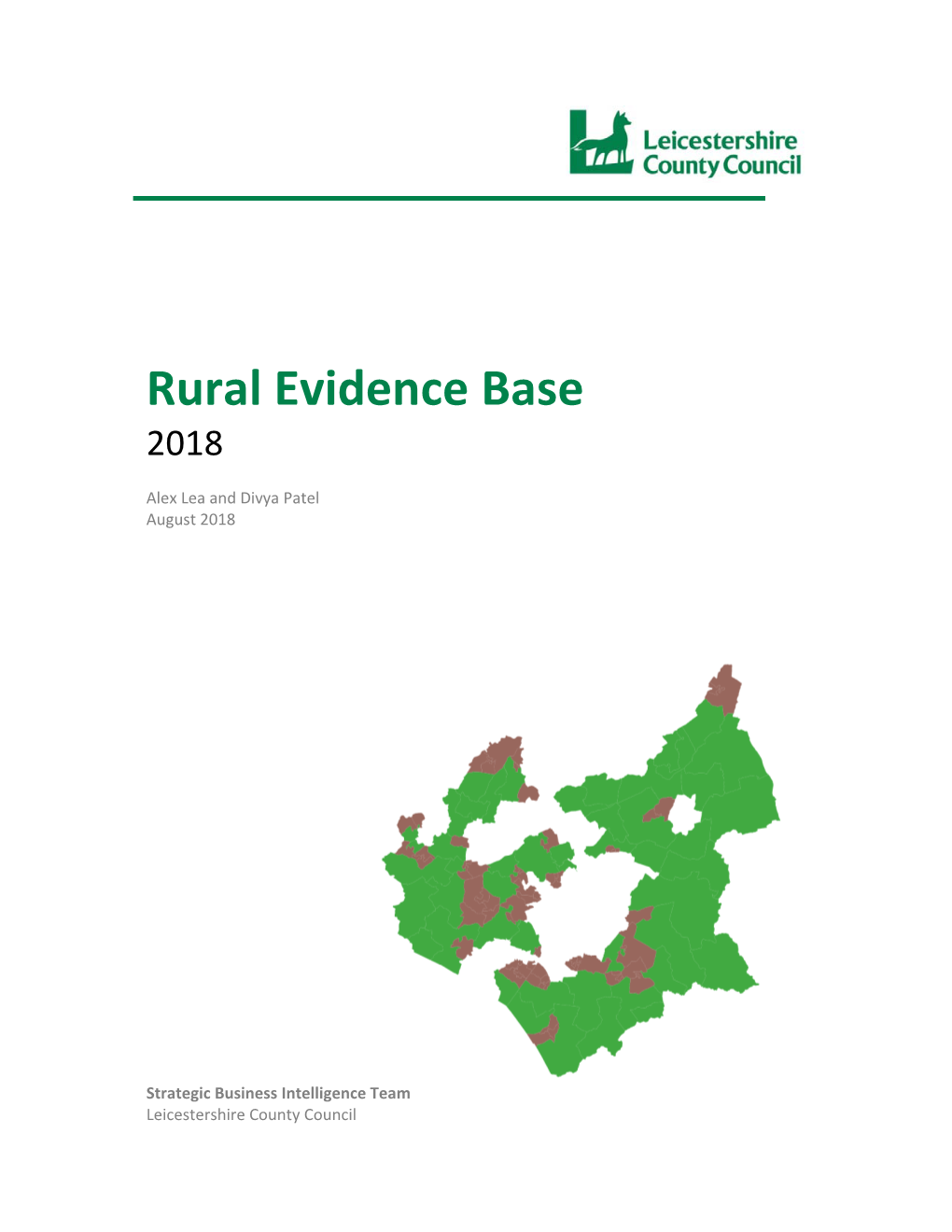2018 Leicestershire Rural Evidence Base