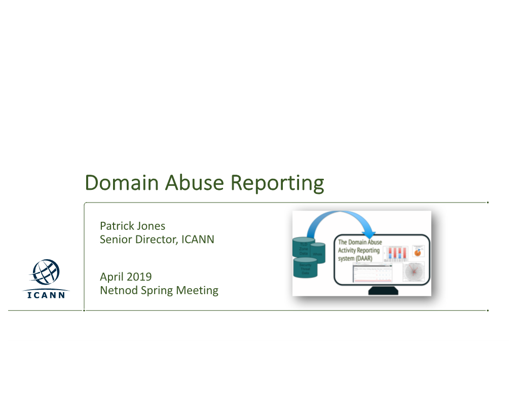 Domain Abuse Reporting