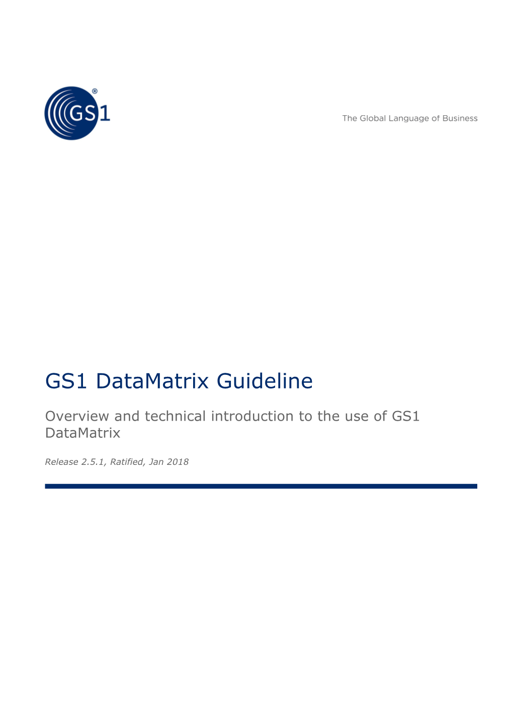 GS1 Datamatrix Guideline