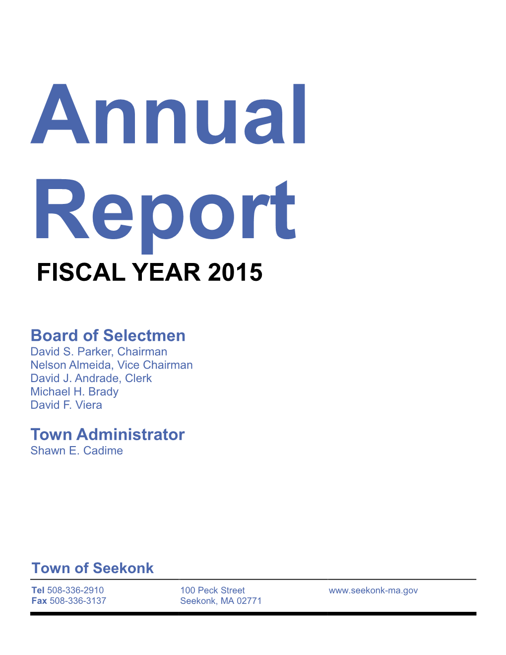 Fiscal Year 2015