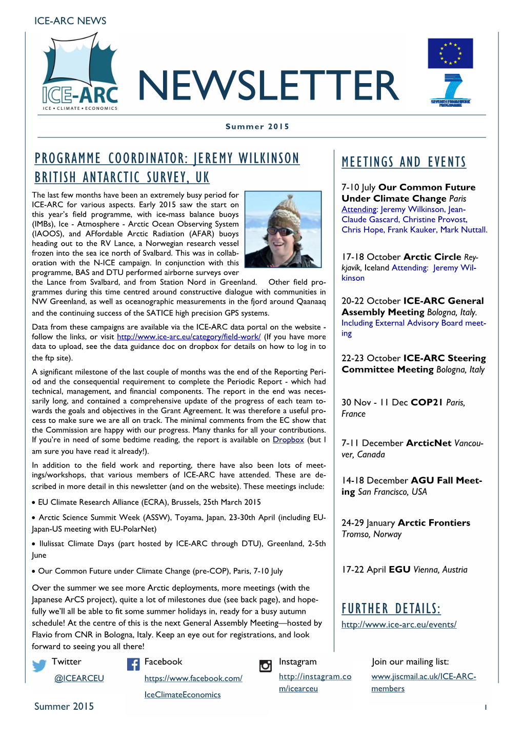 Pages from ICE-ARC Internal Newsletter Summer 2015
